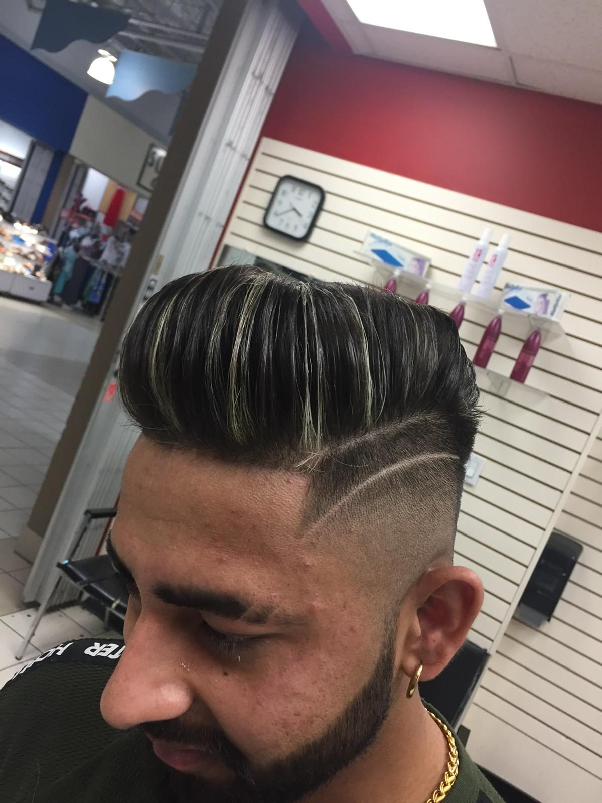 Men's fade haircut