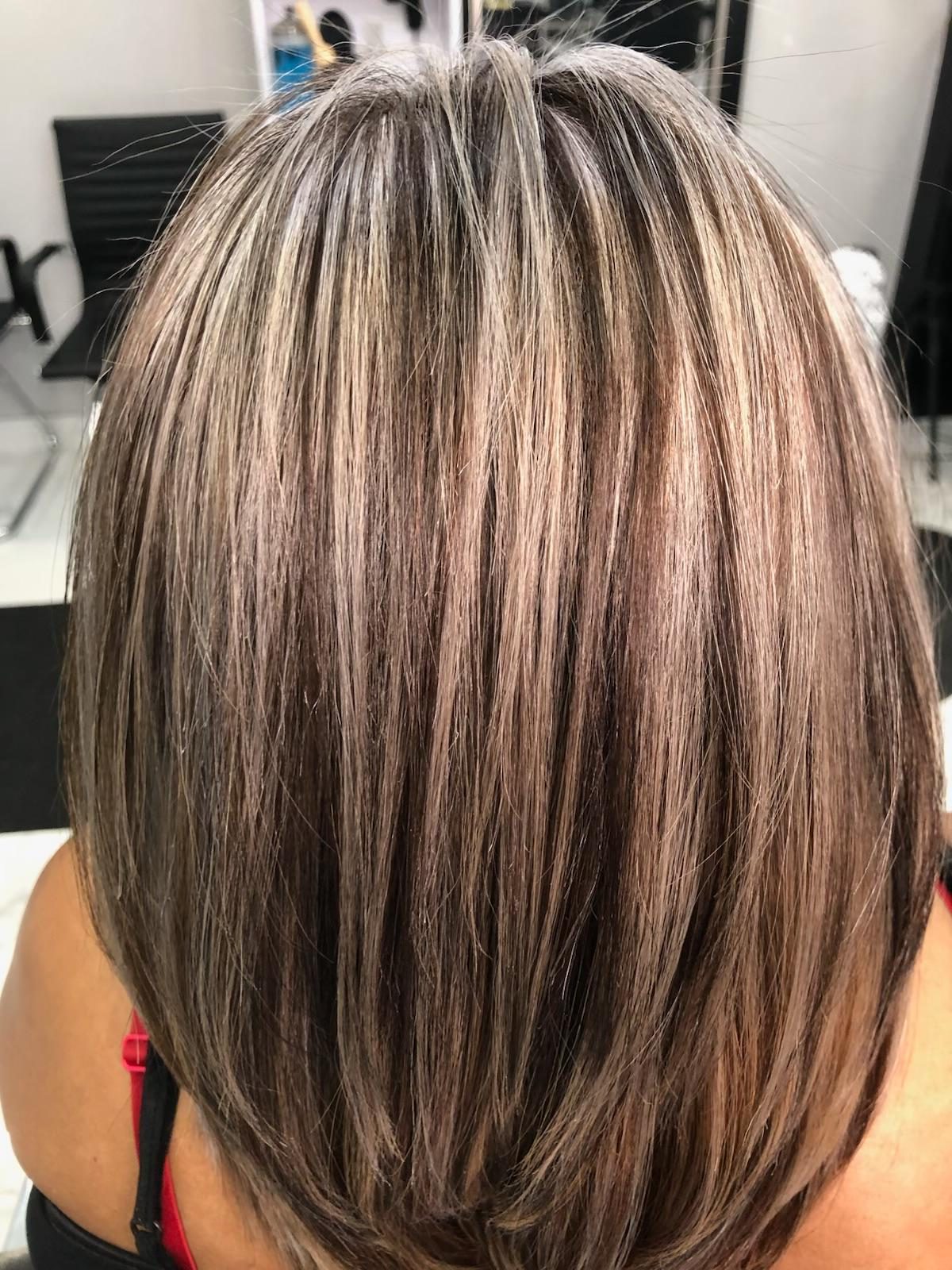 silver hair colour